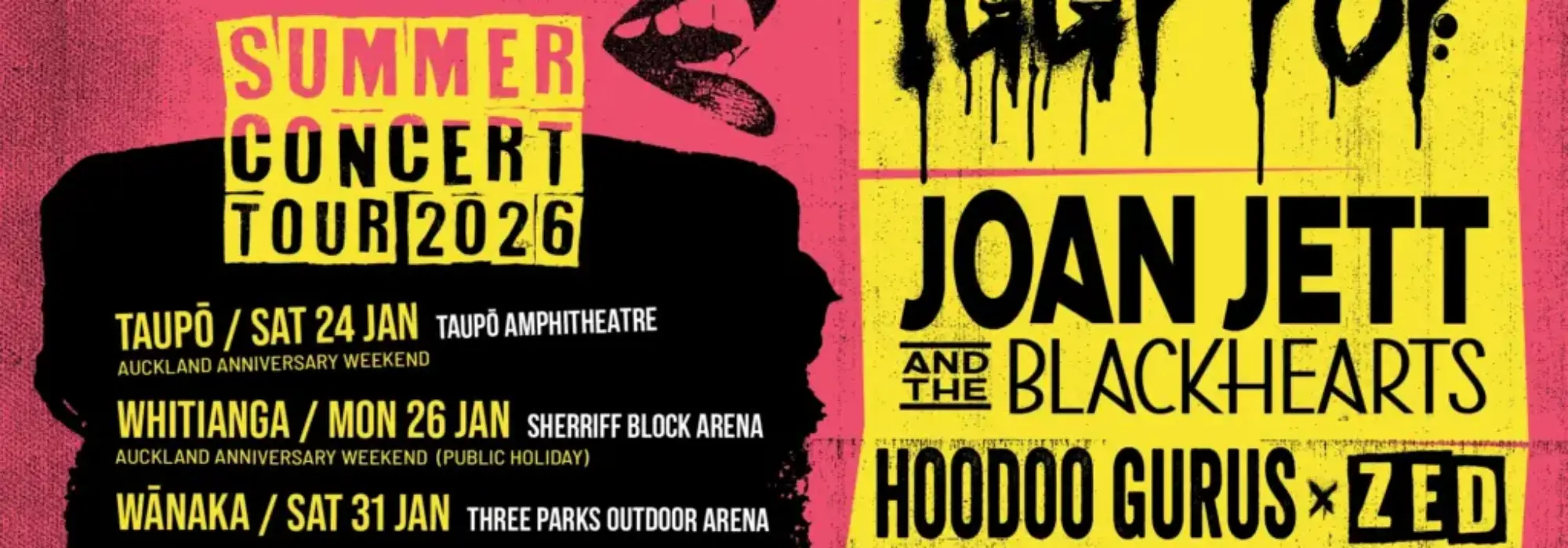 Iggy Pop Auckland concert 2026 | Stay at Greenlane Manor